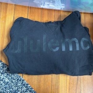 lululemon athletica Black logo Sweatshirt